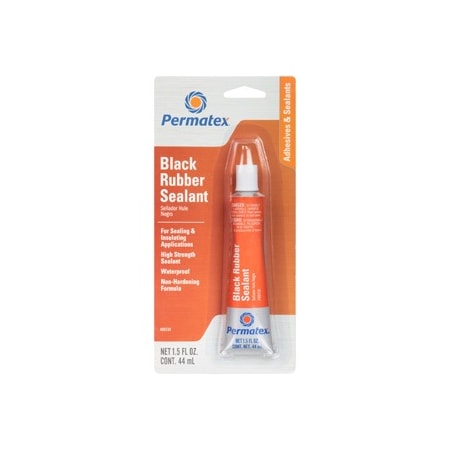 Permatex Permatex Black Rubber Sealant 1.5oz tube 80338